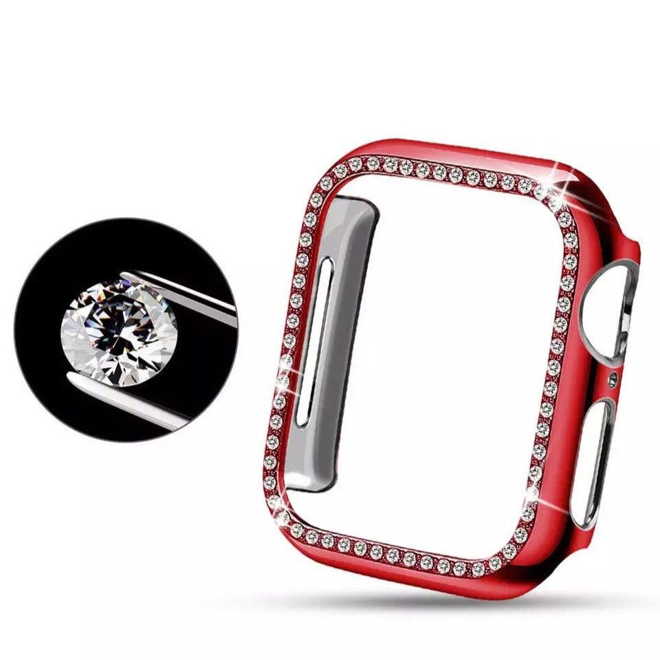 Chrom-Glitzer/Diamant Hülle/Case für Apple Watch Series 10, 9, 8, 7, 6, 5, 4, 3, 2 ,1, SE, Ultra | ZITOCASES®