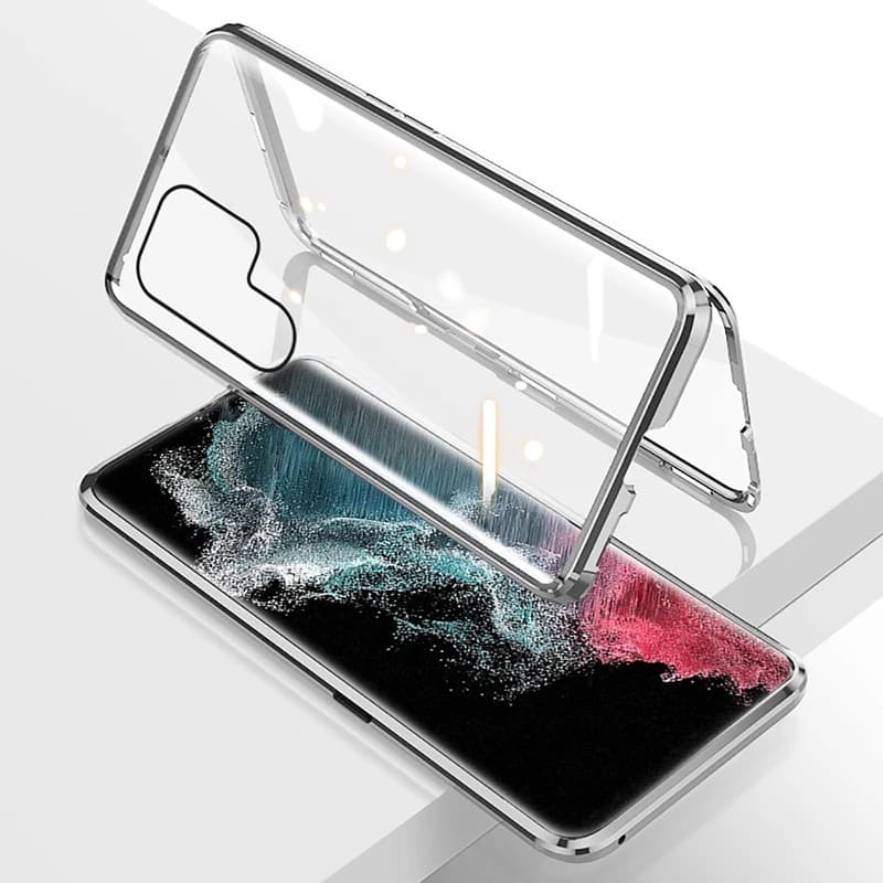 360° [KLARSICHT 9H-Glas] Aluminium Vollschutz Hülle/Case für Oppo Reno 12, 12 Pro, 11, 11 Pro, 10, 10 Pro, 9, 9 Pro, 9 Pro Plus, 10X, 8, 8T, 8 Pro, 7, 7 Pro, 7 SE, 6, Find X7, X7 Ultra, X6, X6 Pro, X5, X5 Pro, X5 Lite, X3 Pro, X3 Neo, X2 Neo, X2 Pro | ZITOCASES®