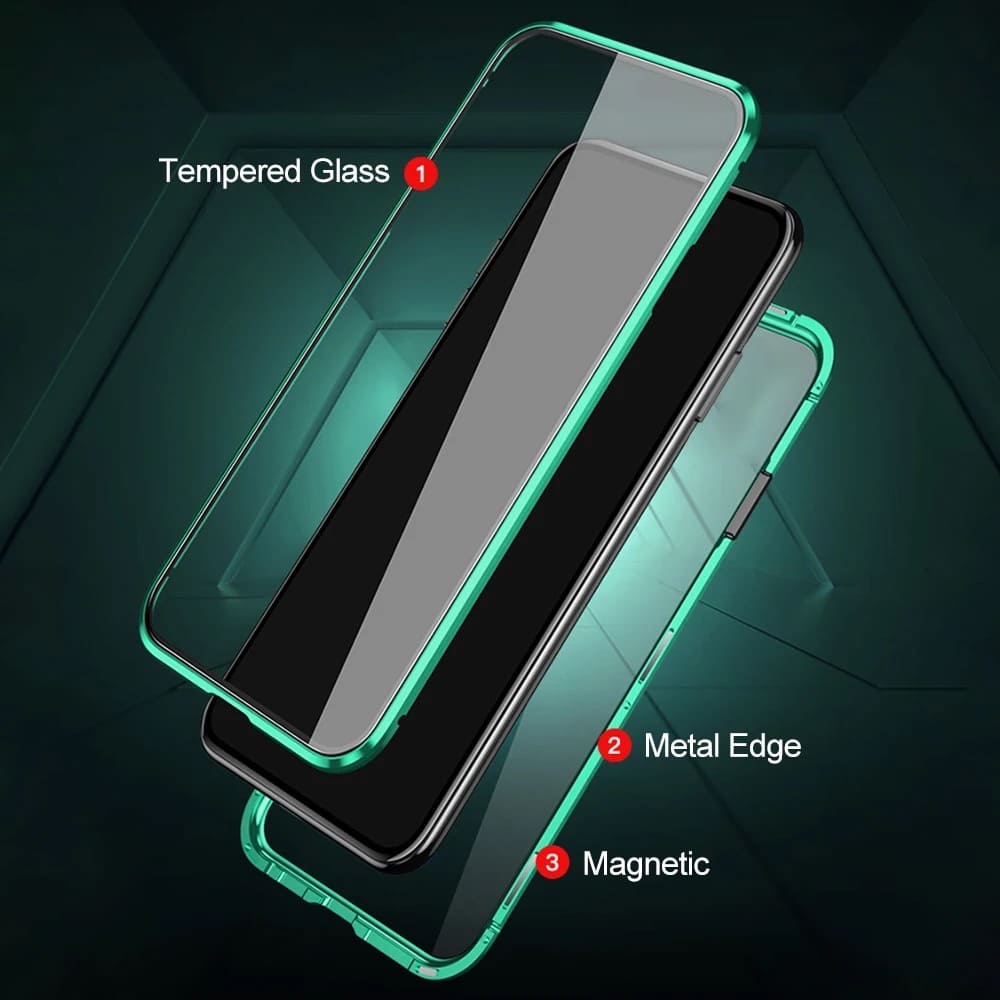 360° [KLARSICHT 9H-Glas] Aluminium Vollschutz Hülle/Case für Huawei Nova, P-Smart-Serie | ZITOCASES®