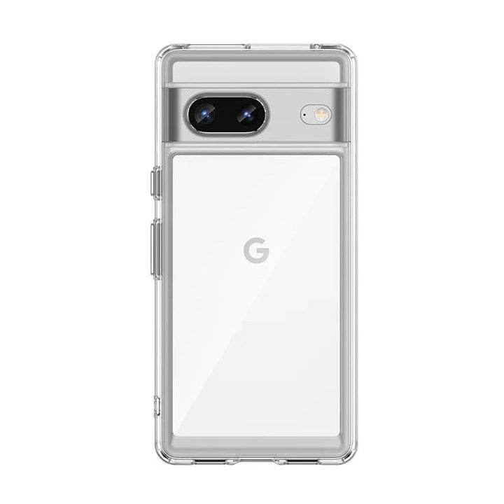 Transparente Silikon/Plastik Hülle/Case mit buntem Rahmen für Google Pixel 9, 9 Pro, 9 Pro XL, 8, 8 Pro, 8A, 7, 7 Pro, 7A, 6, 6 Pro, 6A, 5, 4, 4 XL, 4A, 3 XL, 3A, 3A XL | ZITOCASES®