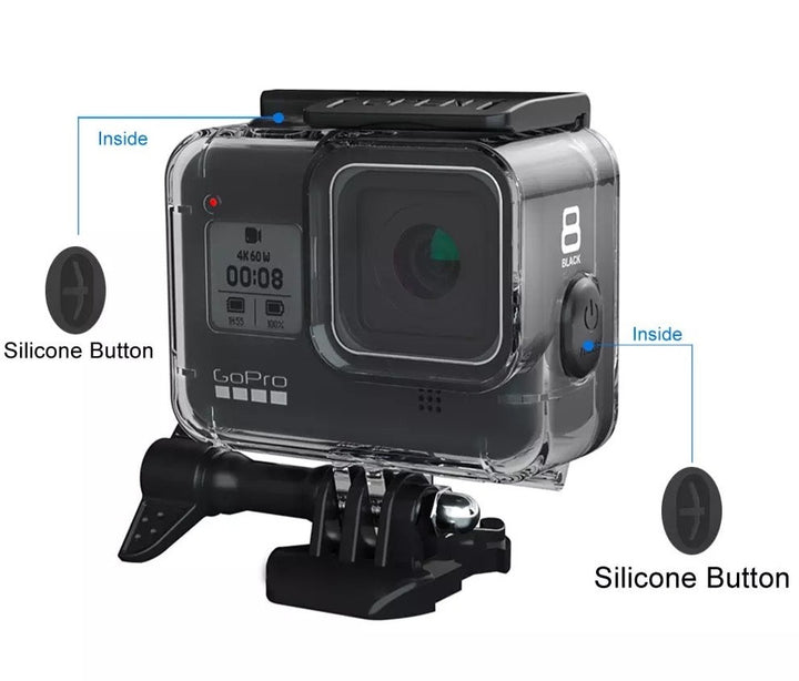 Wasserdichte Taucher Hülle/Case für GoPro HERO 13, 12, 11, 10, 9, 8, 7, 6, 5, MAX | ZITOCASES®