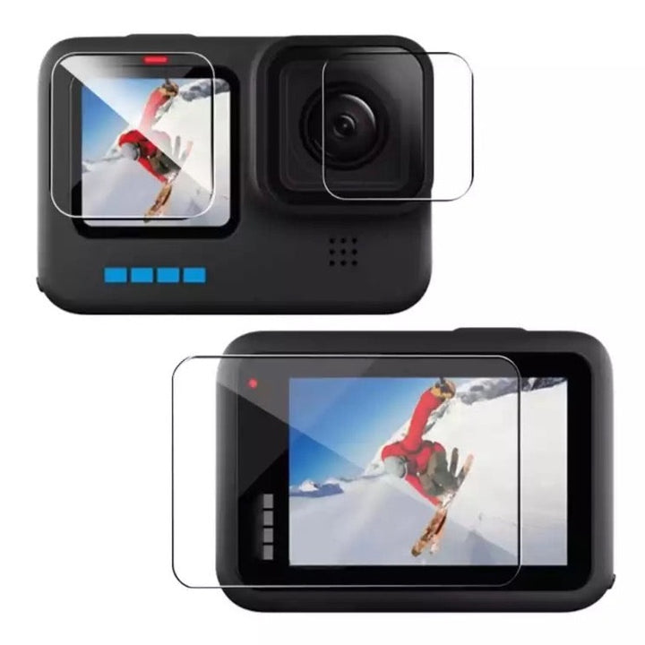 Schutzglas Set (Display + Linse) für GoPro HERO 13, 12, 11, 10, 9, 8, 7, 6, 5, MAX | ZITOCASES®