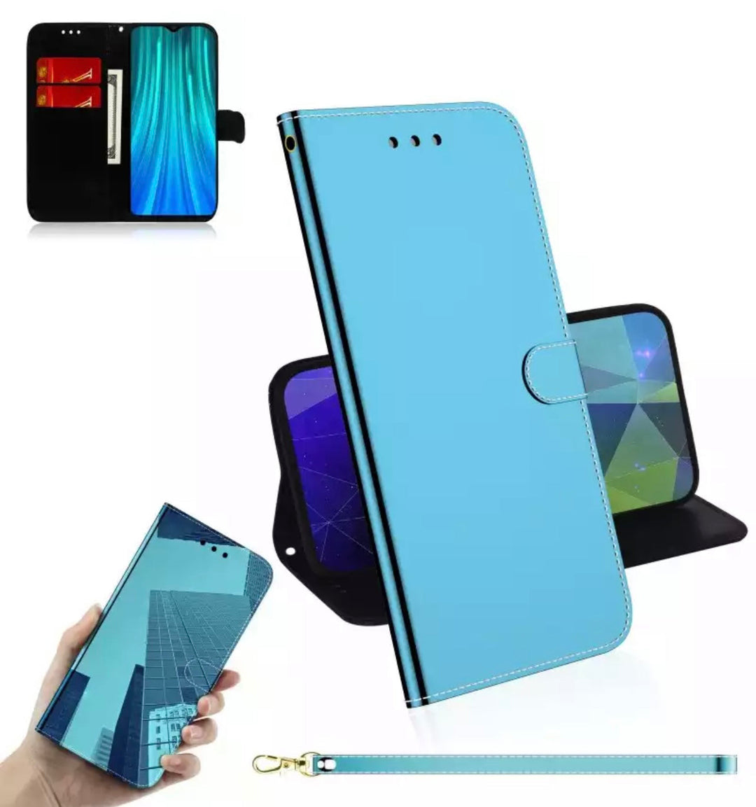 Spiegel Hochglanz Kunstleder Klapp Hülle/Flip Case für Samsung Galaxy S25, S25 Plus, S25 Ultra, S24, S24 Plus, S24 Ultra, S24 FE, S23 FE, S23, S23 Plus, S23 Ultra, S22, S22 Plus, S22 Ultra, S21 FE, S21, S21 Plus, S21 Ultra, S20, S20 Plus, S20 Ultra | ZITOCASES®