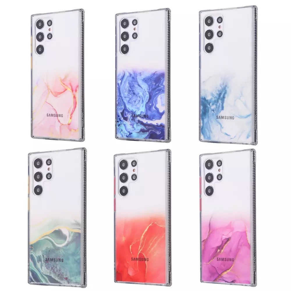 Wellen Marmor Design Hülle/Case verschiedene Farben für Samsung Galaxy S25, S25 Plus, S25 Ultra, S24, S24 Plus, S24 Ultra, S24 FE, S23 FE, S23, S23 Plus, S23 Ultra, S22, S22 Plus, S22 Ultra, S21 FE, S21, S21 Plus, S21 Ultra, S20, S20 Plus | ZITOCASES®