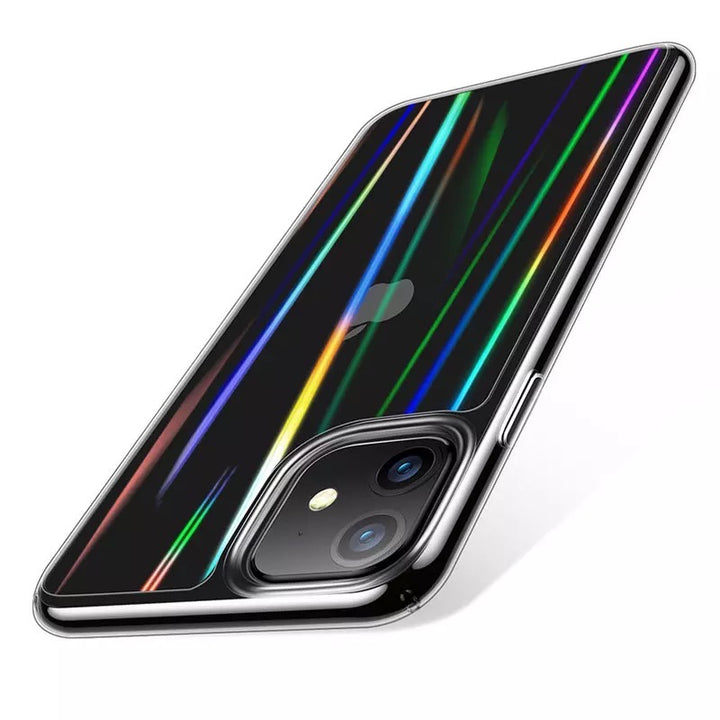 Transparente Mehrfarben-Hochglanz-Spiegel-Effekt Hülle/Case für iPhone 16, 16 Plus, 16 Pro, 16 Pro Max, 15, 15 Plus, 15 Pro, 15 Pro Max,14, 14 Plus, 14 Pro, 14 Pro Max, 13, 13 Pro, 13 Pro Max, 13 Mini, 12, 12 Pro, 12 Pro Max, 12 Mini, SE, 11, 11 Pro | ZITOCASES®