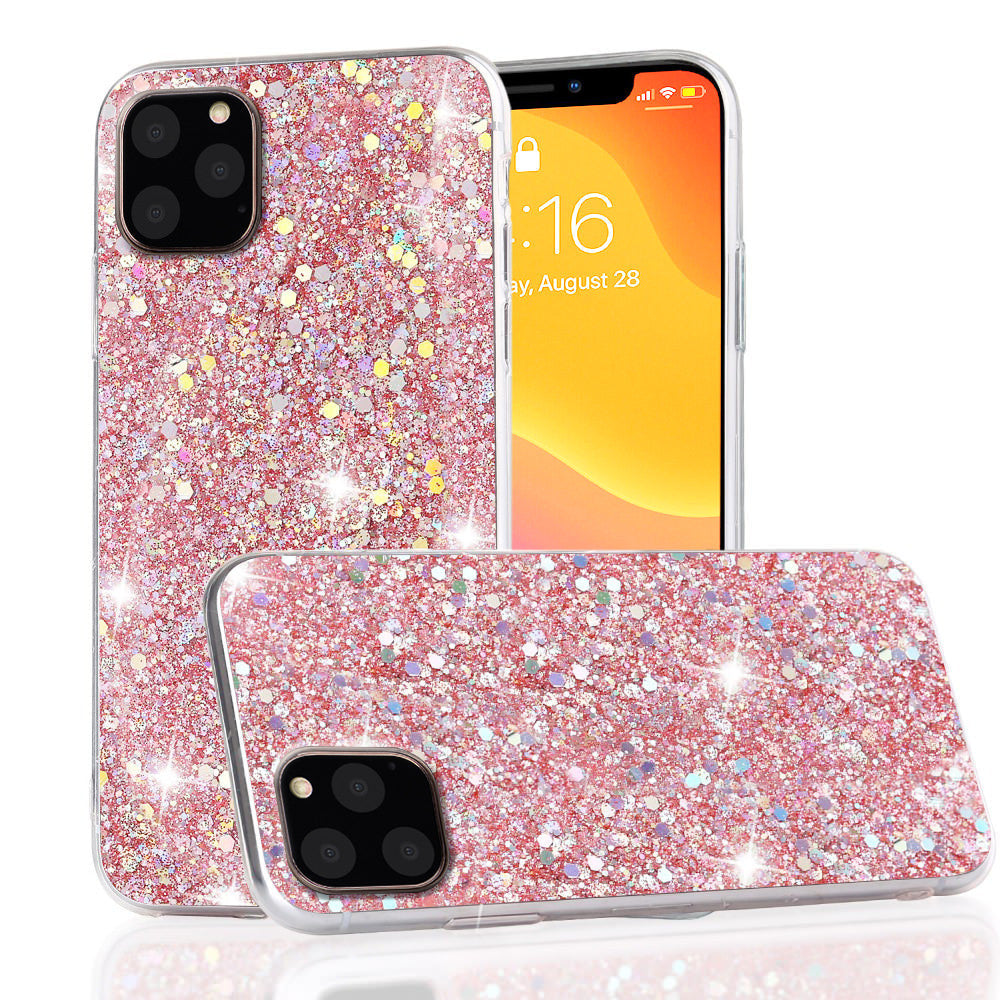 Glitzer Flakes Soft Hülle/Case verschiedene Farben für iPhone 16, 16 Plus, 16 Pro, 16 Pro Max, 15, 15 Plus, 15 Pro, 15 Pro Max, 14, 14 Plus, 14 Pro, 14 Pro Max, 13, 13 Pro, 13 Pro Max, 13 Mini, 12, 12 Pro, 12 Pro Max, 12 Mini, SE, 11, 11 Pro, 11 Pro Max | ZITOCASES®