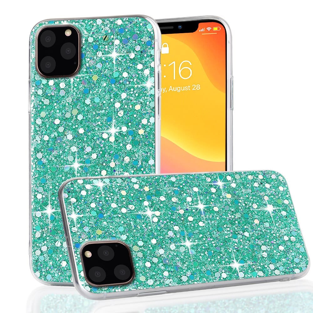 Glitzer Flakes Soft Hülle/Case verschiedene Farben für iPhone 16, 16 Plus, 16 Pro, 16 Pro Max, 15, 15 Plus, 15 Pro, 15 Pro Max, 14, 14 Plus, 14 Pro, 14 Pro Max, 13, 13 Pro, 13 Pro Max, 13 Mini, 12, 12 Pro, 12 Pro Max, 12 Mini, SE, 11, 11 Pro, 11 Pro Max | ZITOCASES®