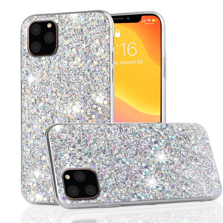 Glitzer Flakes Soft Hülle/Case verschiedene Farben für iPhone 16, 16 Plus, 16 Pro, 16 Pro Max, 15, 15 Plus, 15 Pro, 15 Pro Max, 14, 14 Plus, 14 Pro, 14 Pro Max, 13, 13 Pro, 13 Pro Max, 13 Mini, 12, 12 Pro, 12 Pro Max, 12 Mini, SE, 11, 11 Pro, 11 Pro Max | ZITOCASES®