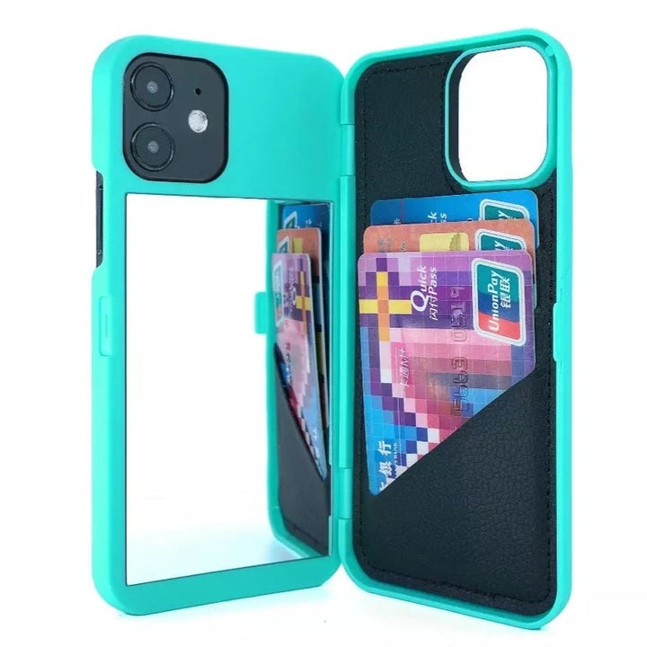 2-in-1 Kosmetikspiegel + Kartenfach Hülle/Case für iPhone 16-Serie | ZITOCASES®