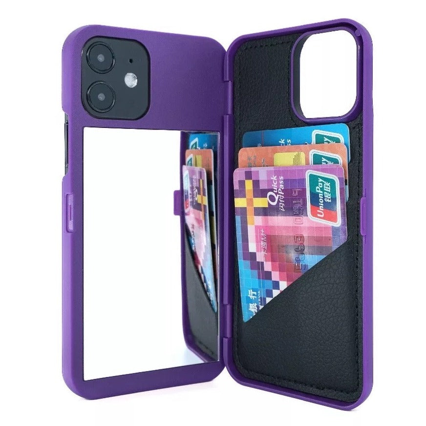 2-in-1 Kosmetikspiegel + Kartenfach Hülle/Case für iPhone 16-Serie | ZITOCASES®