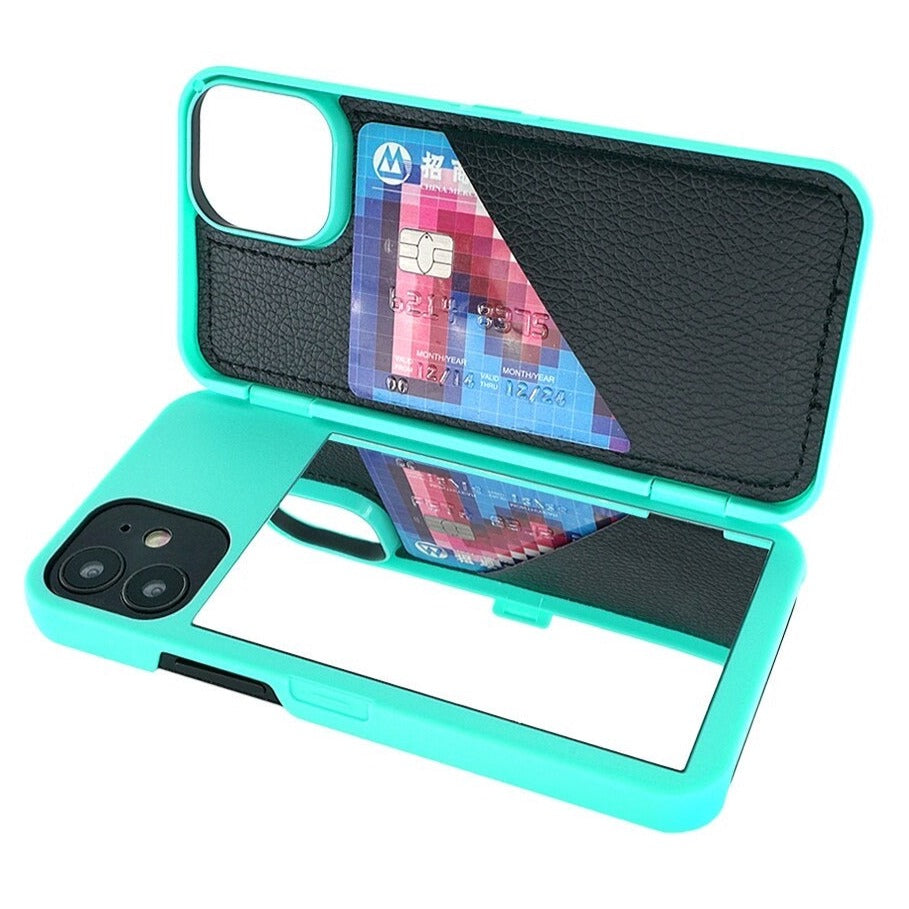 2-in-1 Kosmetikspiegel + Kartenfach Hülle/Case für iPhone 16-Serie | ZITOCASES®