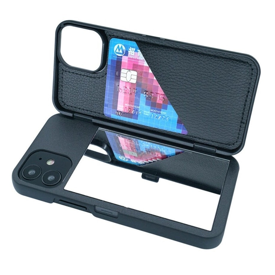 2-in-1 Kosmetikspiegel + Kartenfach Hülle/Case für iPhone 16-Serie | ZITOCASES®