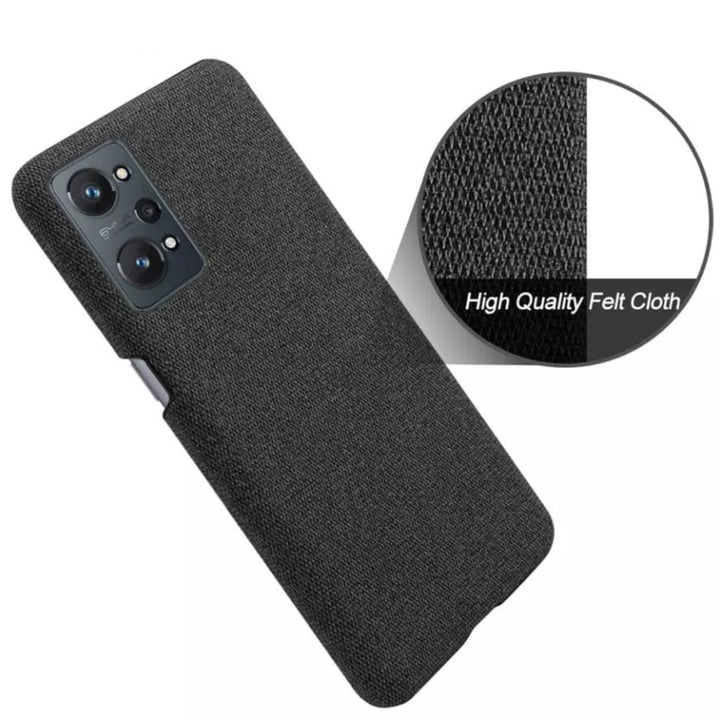 Stoff überzogene Soft Hülle/Case für Realme GT NEO 6, 6T, 5, 3T, 3, 2, Master Edition, Narzo 50, 30, X50, X2 Pro, X2, C55, C51, C35, C33 C31, C30, C25Y, C21Y, C11, 12 Pro Plus, 12 Plus, 12 Pro, 12, 9 Pro Plus, 9 Pro, 9i, 8 Pro, 8i, 8 | ZITOCASES®