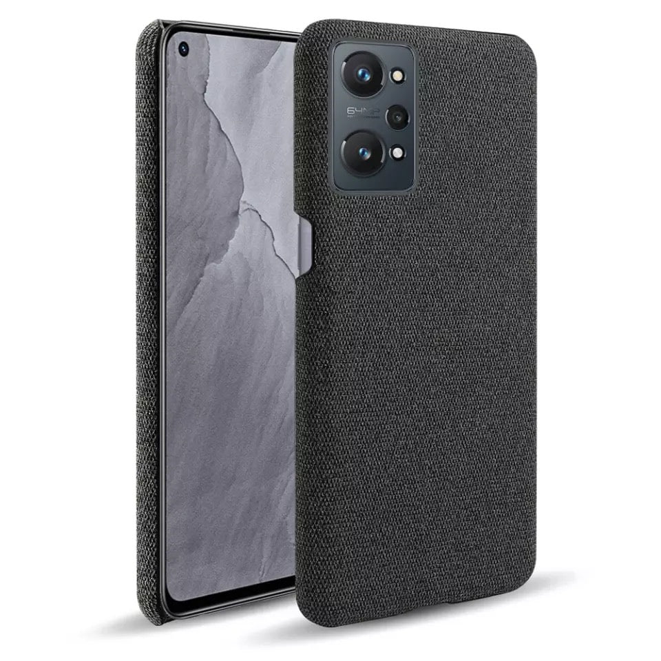 Stoff überzogene Soft Hülle/Case für Realme GT 7 Pro., GT NEO 6, 6T, 5, 3T, 3, 2, Master Edition, Narzo 50, 30, X50, X2 Pro, X2, C75, C55, C51, C35, C33 C31, C30, C25Y, C21Y, C11, , 14X, 14 Pro, 12 Pro Plus, 12 Plus, 12 Pro, 12 | ZITOCASES®