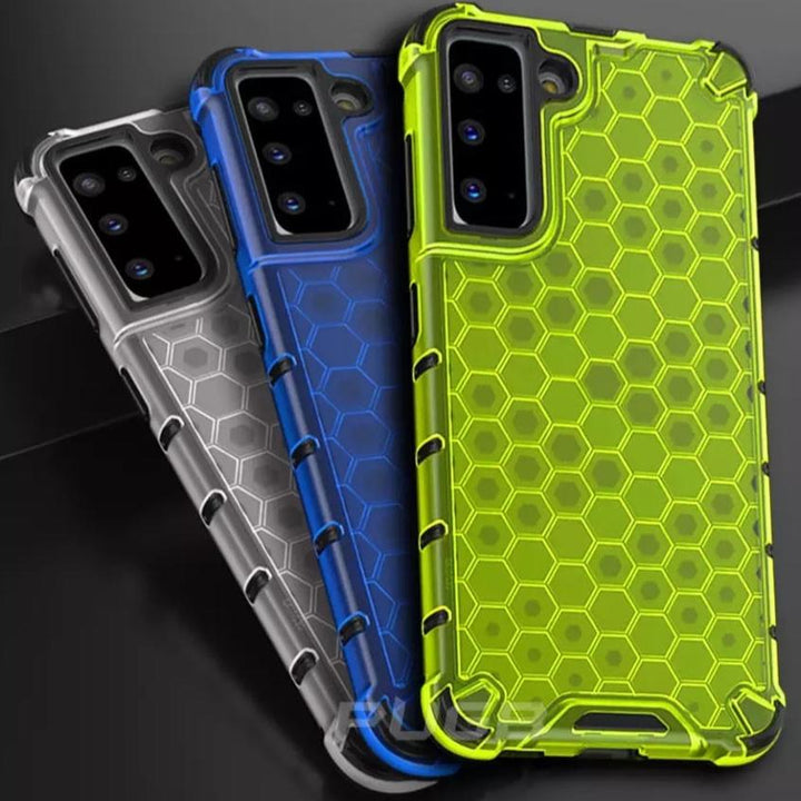 Hybrid/Waben Hülle/Case verschiedene Farben für Realme GT 6, 6T, NEO 5, 3T, 3, 2, Master Edition, Narzo 50, 30, X50, X2 Pro, X2, C55, C51, C35, C33 C31, C30, C25Y, C21Y, C11, 12 Pro Plus, 12 Plus, 12 Pro, 12, 9 Pro Plus, 9 Pro, 9i, 8 Pro, 8i, 8 | ZITOCASES®