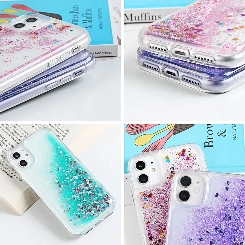 Liquid Schwimmende Glitzer Flakes Hülle/Case verschiedene Farben für iPhone 16, 16 Plus, 16 Pro, 16 Pro Max, 15, 15 Plus, 15 Pro, 15 Pro Max, 14, 14 Plus, 14 Pro, 14 Pro Max, 13, 13 Pro, 13 Pro Max, 13 Mini, 12, 12 Pro, 12 Pro Max, 12 Mini, SE, 11 | ZITOCASES®