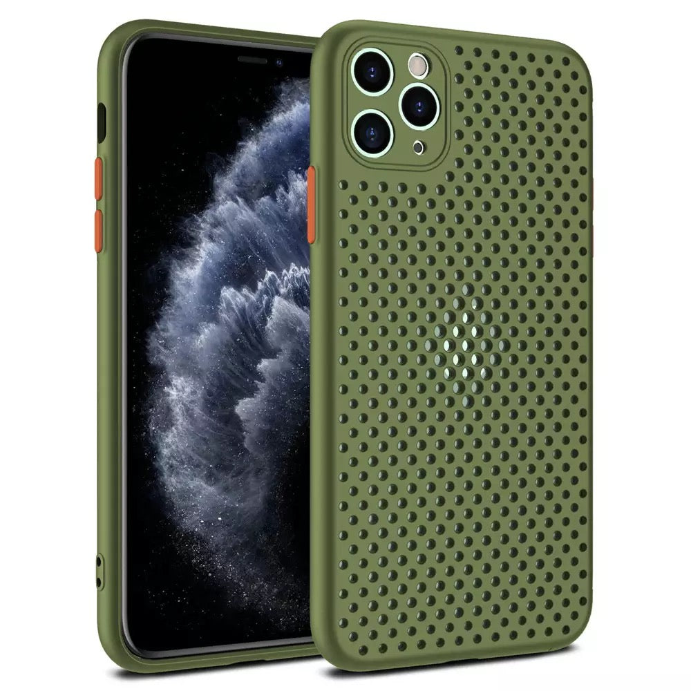 Gelochte Soft Hülle/Case verschiedene Farben für iPhone 16, 16 Plus, 16 Pro, 16 Pro Max, 15, 15 Plus, 15 Pro, 15 Pro Max, 14, 14 Plus, 14 Pro, 14 Pro Max, 13, 13 Pro, 13 Pro Max, 13 Mini, 12, 12 Pro, 12 Pro Max, 12 Mini, SE, 11, 11 Pro, 11 Pro Max | ZITOCASES®