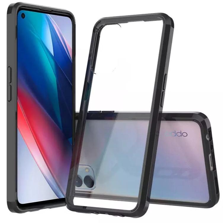 Edle Transparente Silikon Hülle/Case mit schwarzen Rahmen für Oppo Reno 13, 13 Pro, 12, 12 Pro, 11, 11 Pro, 10, 10 Pro, 9, 9 Pro, 9 Pro Plus, 8 Pro, 8T, 8, 6, Find X8, X8 Pro, X7, X7 Ultra, X6, X6 Pro, X5, X5 Pro, X5 Lite, X3 Pro, A16, A16S | ZITOCASES®