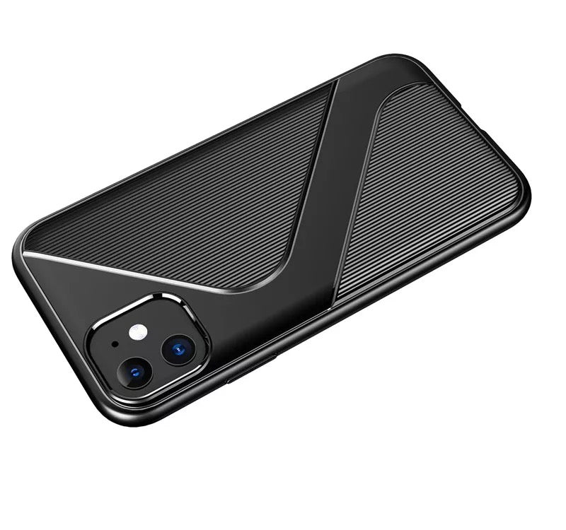 Elegante Gestreifte Soft Hülle/Case für iPhone 16, 16 Plus, 16 Pro, 16 Pro Max, 15, 15 Plus, 15 Pro, 15 Pro Max, 14, 14 Plus, 14 Pro, 14 Pro Max, 13, 13 Pro, 13 Pro Max, 13 Mini, 12, 12 Pro, 12 Pro Max, 12 Mini, SE, 11, 11 Pro | ZITOCASES®