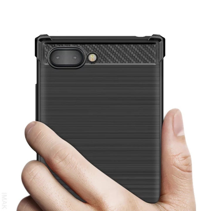 Edle Carbon Akzente Soft Hülle/Case verschiedene Farben für BlackBerry KEY One, 2, 2 Lite, 2 LE, Motion | ZITOCASES®