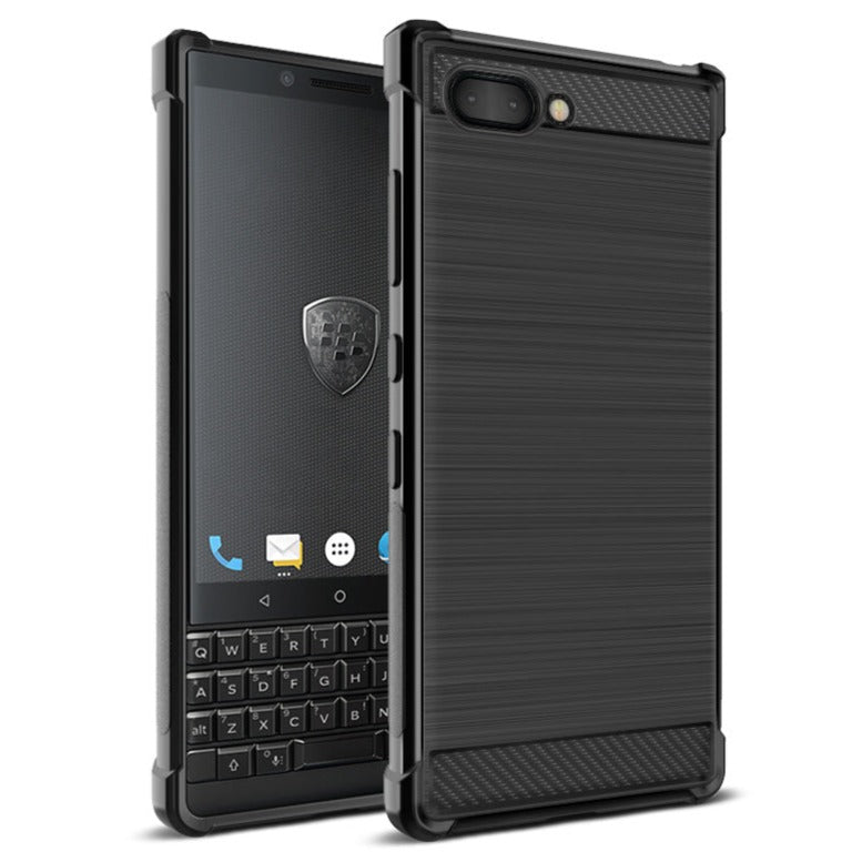 Edle Carbon Akzente Soft Hülle/Case verschiedene Farben für BlackBerry KEY One, 2, 2 Lite, 2 LE, Motion | ZITOCASES®