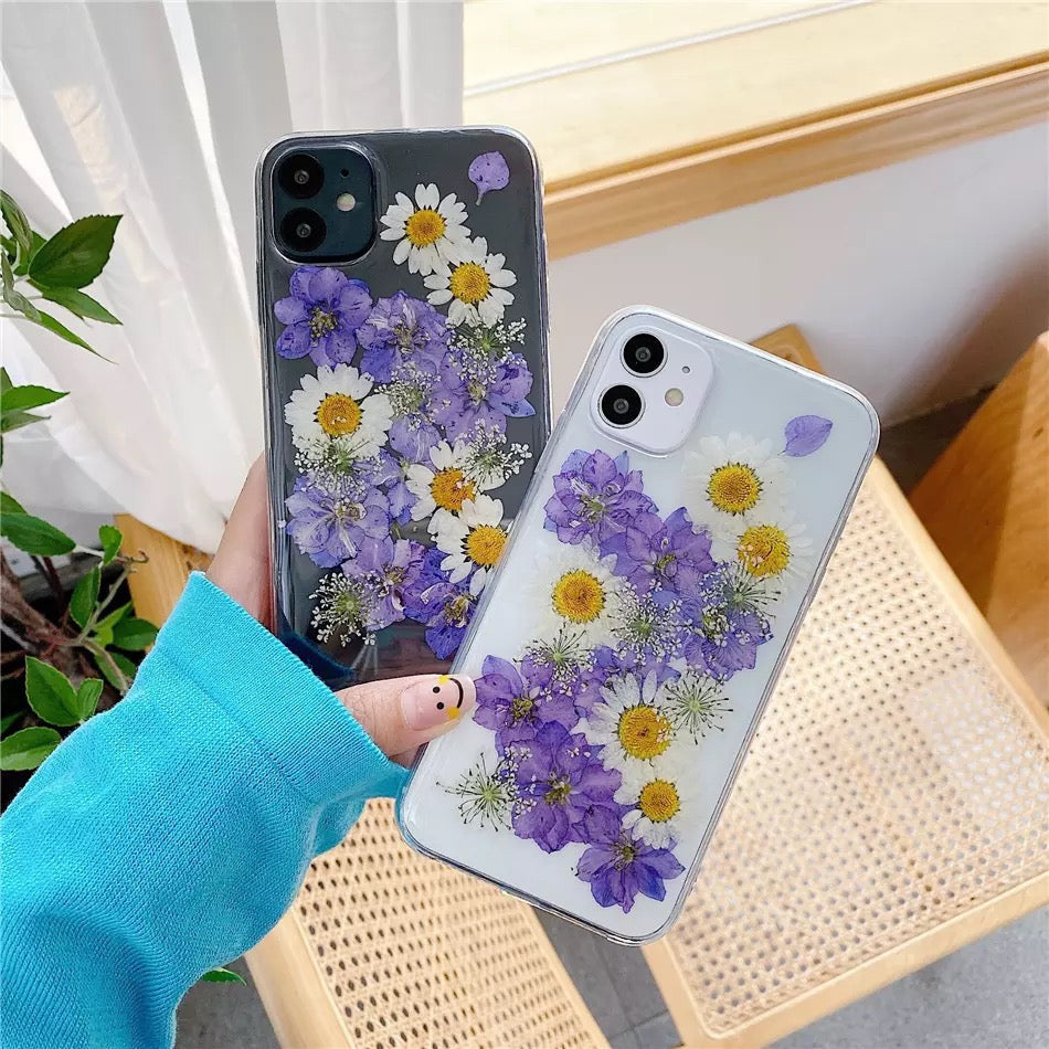 Gepresste Blumen-Blüten Hülle/Case für iPhone 16, 16 Plus, 16 Pro, 16 Pro Max, 15, 15 Plus, 15 Pro, 15 Pro Max, 14, 14 Plus, 14 Pro, 14 Pro Max, 13, 13 Pro, 13 Pro Max, 13 Mini, 12, 12 Pro, 12 Pro Max, 12 Mini, SE, 11, 11 Pro, 11 Pro Max | ZITOCASES®