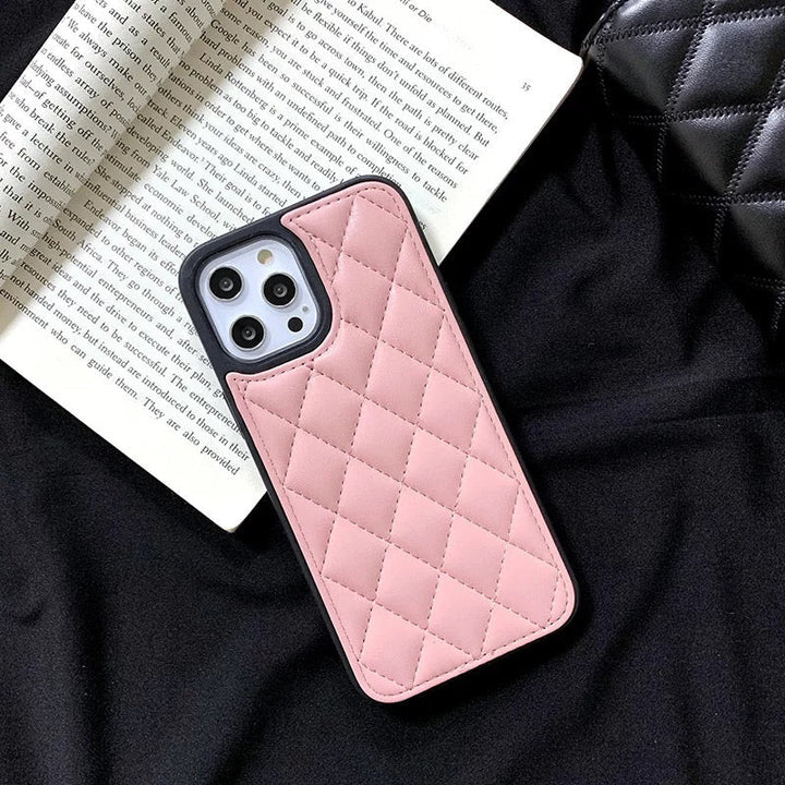 Karierte Kunstleder Hülle/Case für iPhone 16-Serie | ZITOCASES®