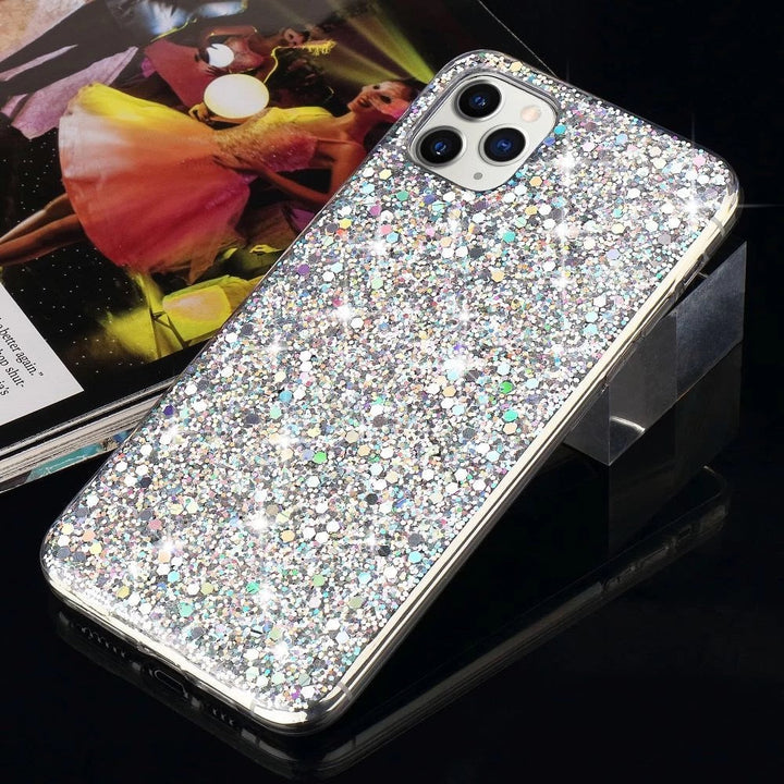 Glitzer Flakes Soft Hülle/Case verschiedene Farben für iPhone 16, 15, 14-Serie | ZITOCASES®