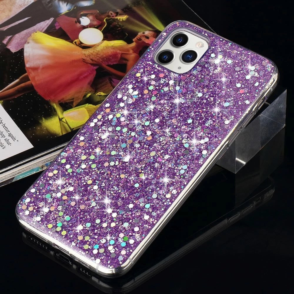 Glitzer Flakes Soft Hülle/Case verschiedene Farben für iPhone 16, 16 Plus, 16 Pro, 16 Pro Max, 15, 15 Plus, 15 Pro, 15 Pro Max, 14, 14 Plus, 14 Pro, 14 Pro Max, 13, 13 Pro, 13 Pro Max, 13 Mini, 12, 12 Pro, 12 Pro Max, 12 Mini, SE, 11, 11 Pro, 11 Pro Max | ZITOCASES®