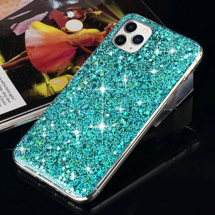 Glitzer Flakes Soft Hülle/Case verschiedene Farben für iPhone 16, 16 Plus, 16 Pro, 16 Pro Max, 15, 15 Plus, 15 Pro, 15 Pro Max, 14, 14 Plus, 14 Pro, 14 Pro Max, 13, 13 Pro, 13 Pro Max, 13 Mini, 12, 12 Pro, 12 Pro Max, 12 Mini, SE, 11, 11 Pro, 11 Pro Max | ZITOCASES®