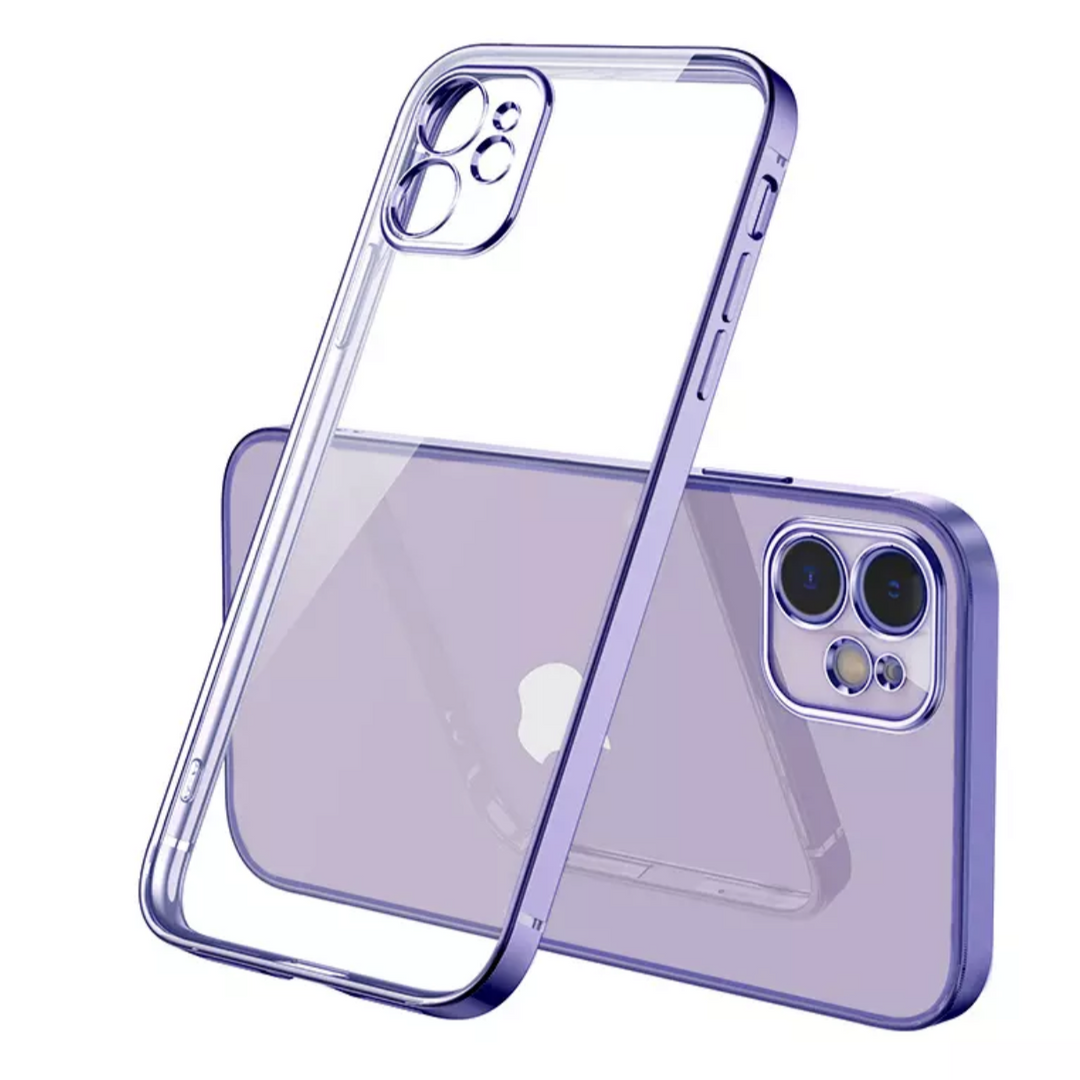 Transparent/Chrom Soft Hülle/Case verschiedene Farben für iPhone 16, 16 Plus, 16 Pro, 16 Pro Max, 15, 15 Plus, 15 Pro, 15 Pro Max, 14, 14 Plus, 14 Pro, 14 Pro Max, 13, 13 Pro, 13 Pro Max, 13 Mini, 12, 12 Pro, 12 Pro Max, 12 Mini, SE, 11, 11 Pro | ZITOCASES®