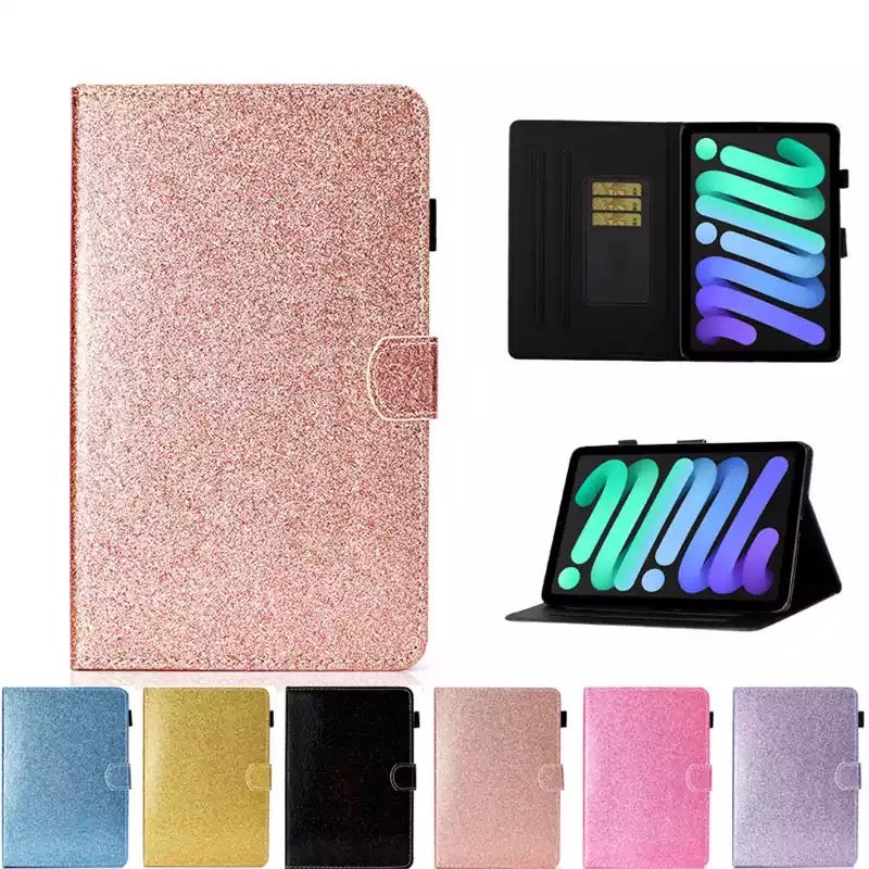 Kunstleder Glitzer Hülle/Case verschiedene Farben für iPad, Mini, Pro, Air | ZITOCASES®