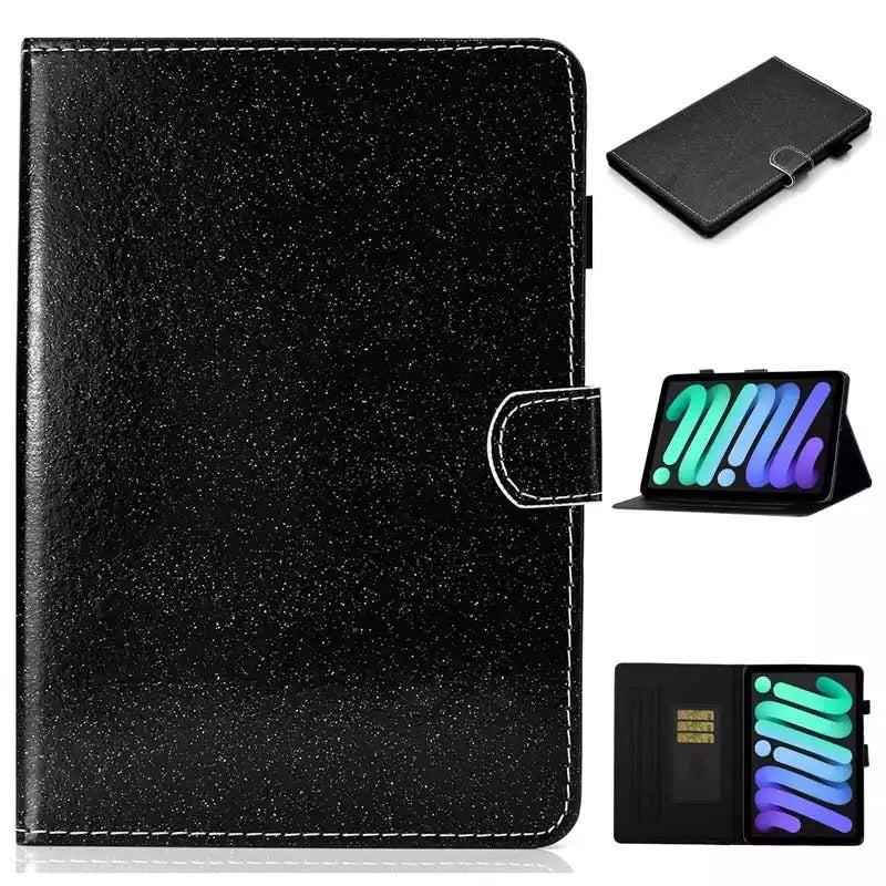 Kunstleder Glitzer Hülle/Case verschiedene Farben für iPad, Mini, Pro, Air | ZITOCASES®