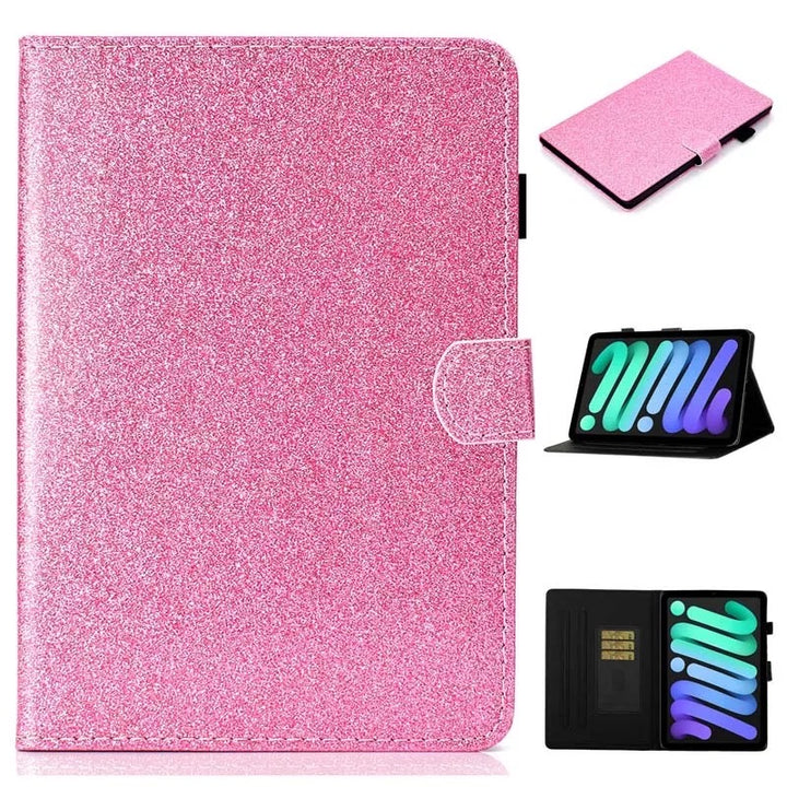 Kunstleder Glitzer Hülle/Case verschiedene Farben für iPad, Mini, Pro, Air | ZITOCASES®