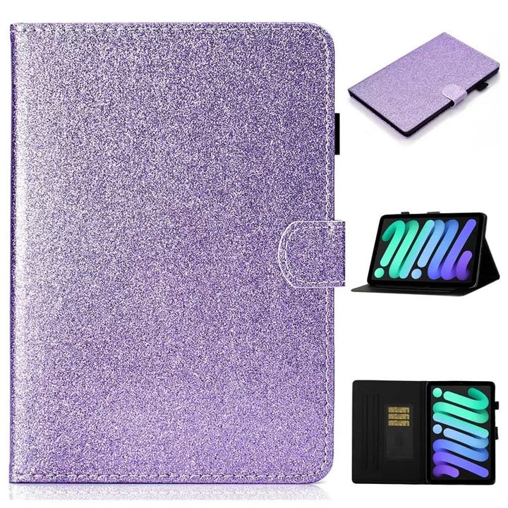 Kunstleder Glitzer Hülle/Case verschiedene Farben für iPad, Mini, Pro, Air | ZITOCASES®