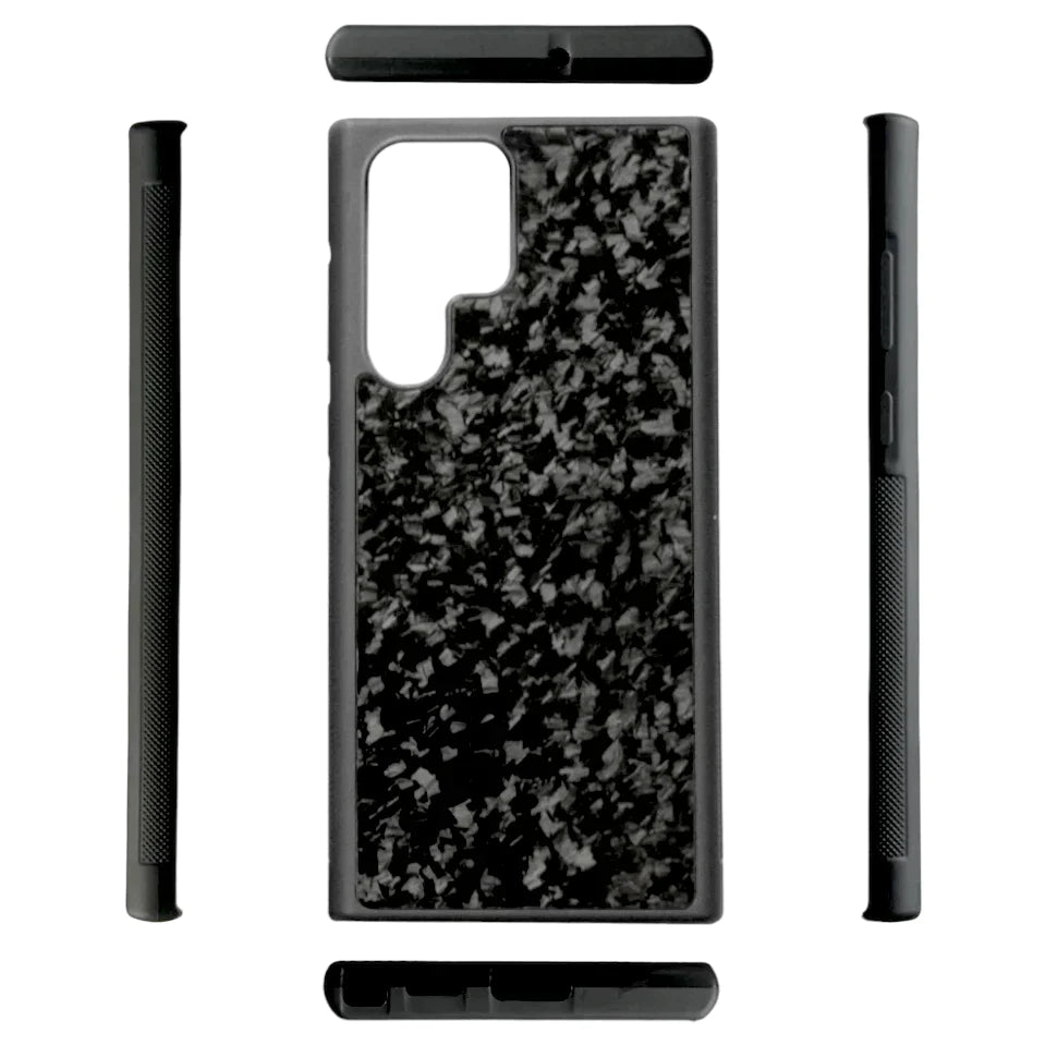 Forged Carbon Optik Panzerglas Hülle/Case für Samsung Galaxy A31, A30S, A23, A22, A21S, A20E, A20S, A14, A13, A12, A10, A04S, A03S, A03, A02S, A02 | ZITOCASES®