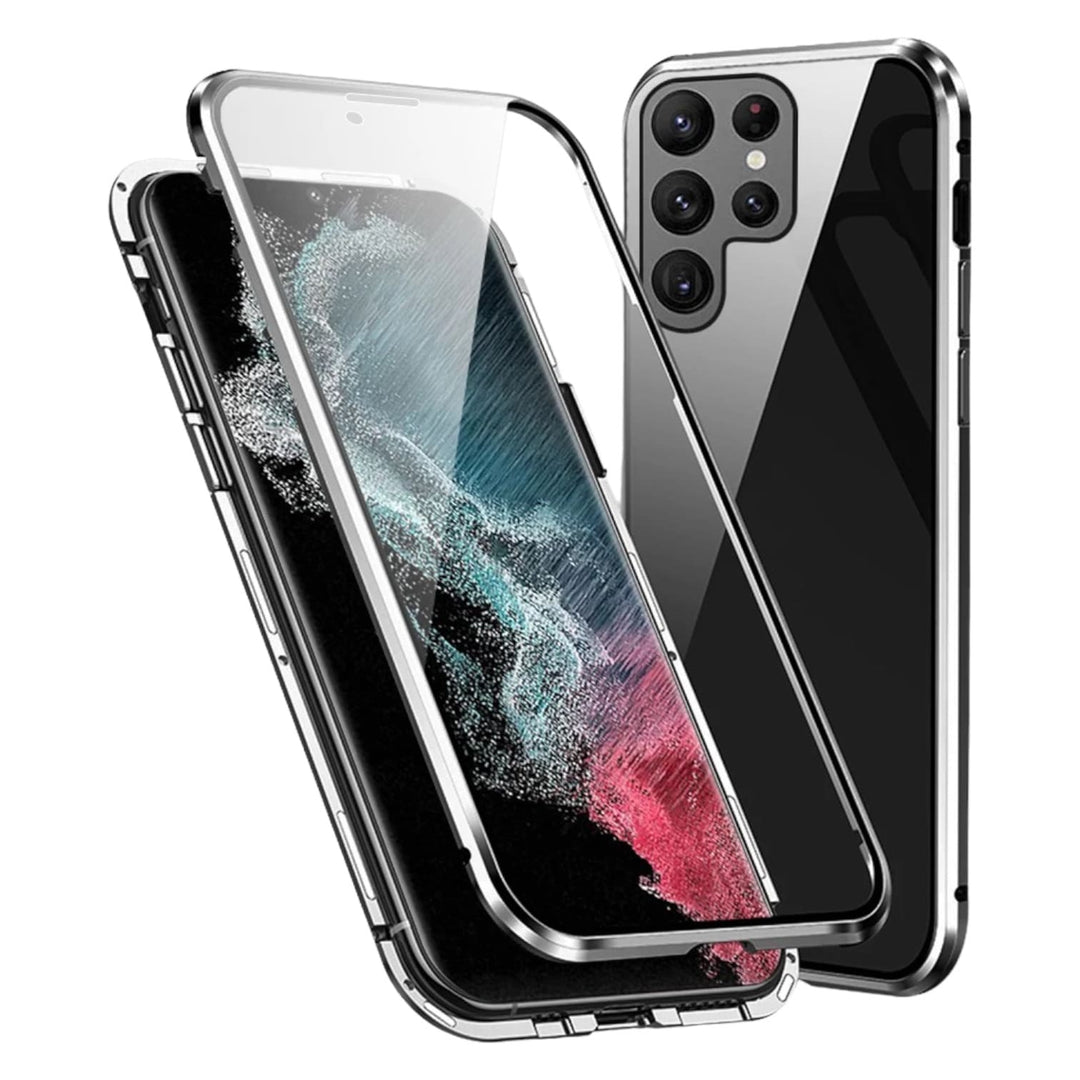 360° [KLARSICHT 9H-Glas] Aluminium Vollschutz Hülle/Case für Samsung Galaxy S25, S25 Plus, S25 Ultra, S24, S24 Plus, S24 Ultra, S24 FE, S23 FE, S23, 23 Plus, S23 Ultra, S22, S22 Plus, S22 Ultra, S21, S21 Plus, S21 Ultra, S21 FE, S20, S20 Plus, S20 Ultra | ZITOCASES®