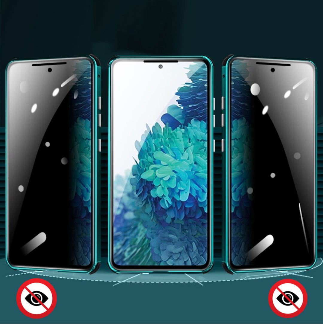 360° [SICHTSCHUTZ 9H-Glas] Aluminium Vollschutz Hülle/Case für Samsung Galaxy S25, S25 Plus, S25 Ultra, S24, S24 Plus, S24 Ultra, S24 FE, S23 FE, S23, S23 Plus, S23 Ultra, S22, S22 Plus, S22 Ultra, S21, S21 Plus, S21 Ultra, S21 FE, S20 | ZITOCASES®