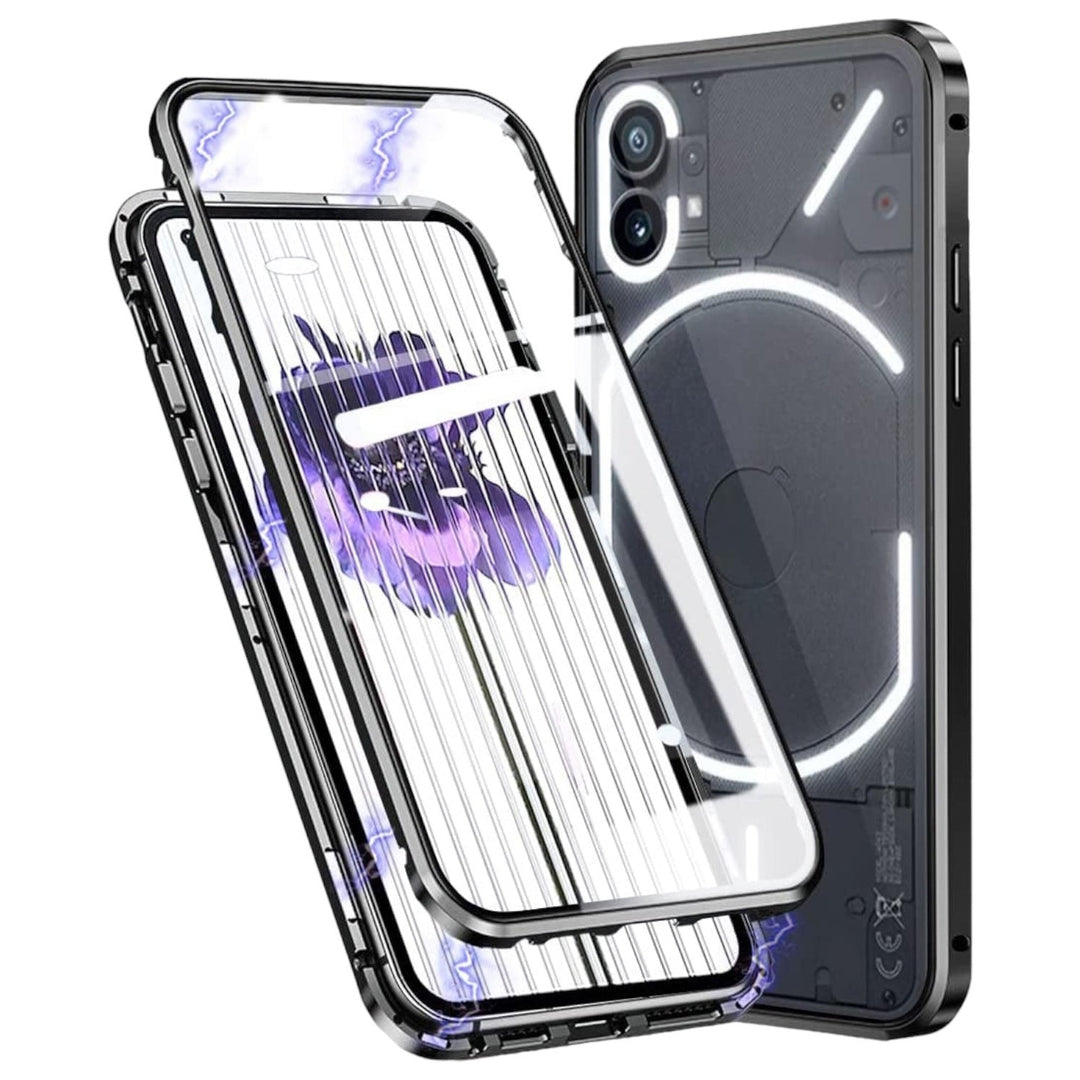 360° [KLARSICHT 9H-Glas] Aluminium Vollschutz Hülle/Case für Nothing Phone (1), (2a) Plus, (3a), (3a) Pro, CMF Phone 1 | ZITOCASES®