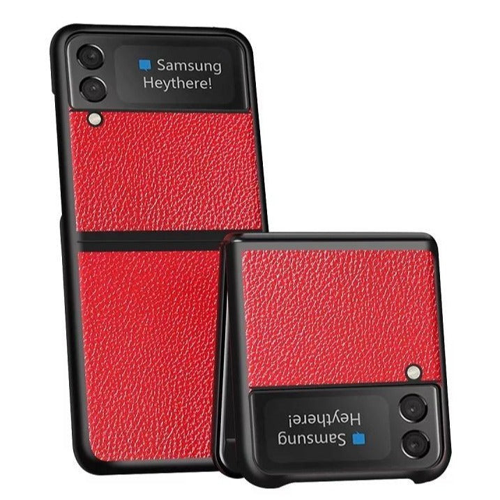 Edle Kunstleder Hülle/Case verschiedenen Farben für Samsung Galaxy Z Flip 6, 5, 4, 3, 5G, 4G | ZITOCASES®