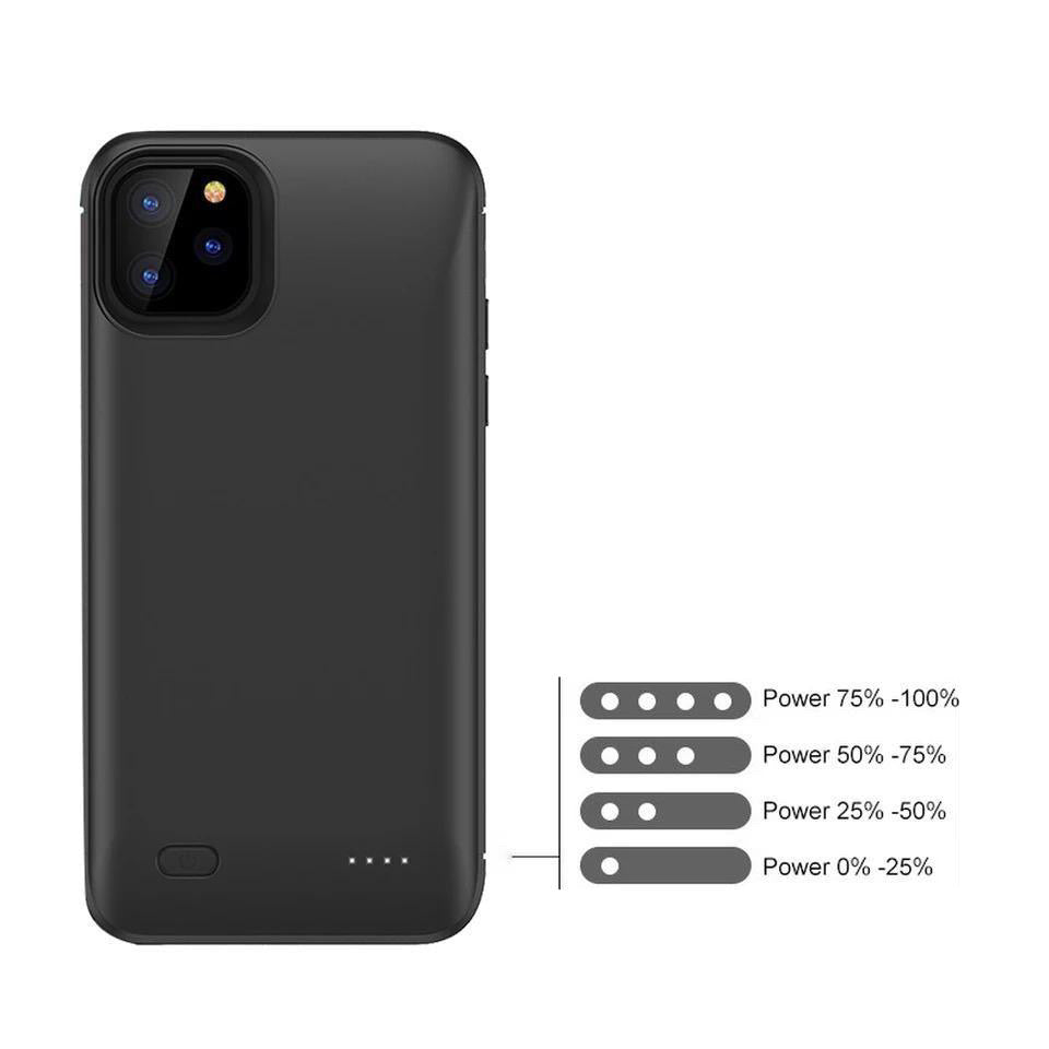 Akku/Batterie Powerbank ladende Hülle/Case mit integriertem Akku für iPhone 16, 16 Plus, 16 Pro, 16 Pro Max, 16e, 15, 15 Plus, 15 Pro, 15 Pro Max, 14, 14 Plus, 14 Pro, 14 Pro Max, 13, 13 Pro, 13 Pro Max, 13 Mini, 12, 12 Pro, 12 Pro Max, 12 Mini, SE, 11 | ZITOCASES®