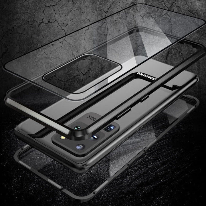 360° [KLARSICHT 9H-Glas] Aluminium Vollschutz Hülle/Case für Samsung Galaxy A90, A73, A72, A71, A70, A54, A53, A52S, A52, A51, A50S, A50, A42, A41, A33, A32 | ZITOCASES®