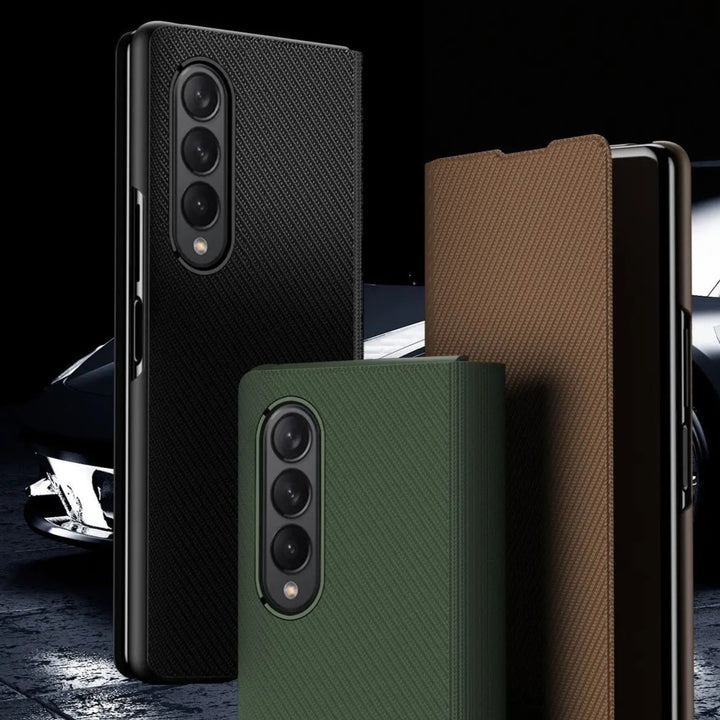 Carbon Klapp Hülle/Flip Case für Samsung Galaxy Z Fold 6, 5, 4, 3, 2 | ZITOCASES®