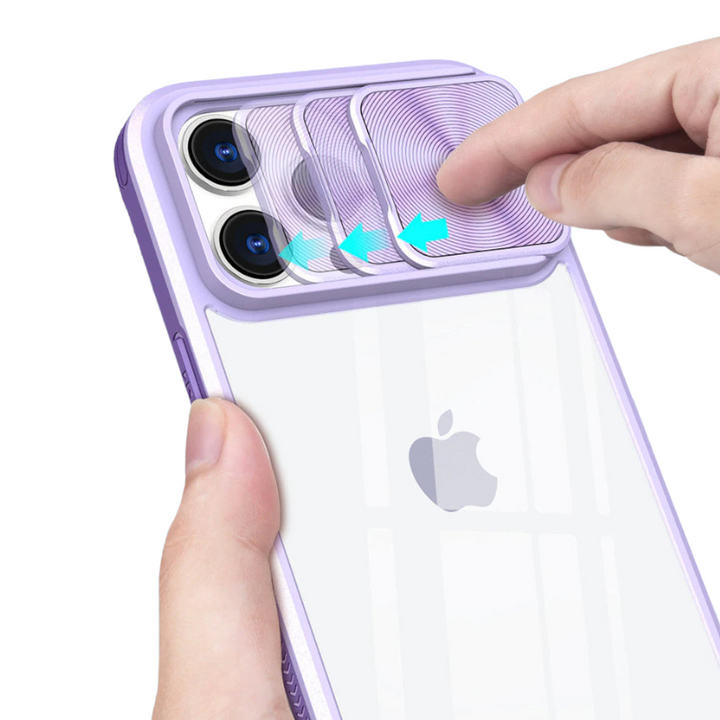 Transparente Kamera Schutz Panzerglas Hülle/Case für iPhone 16, 15, 14-Serie | ZITOCASES®