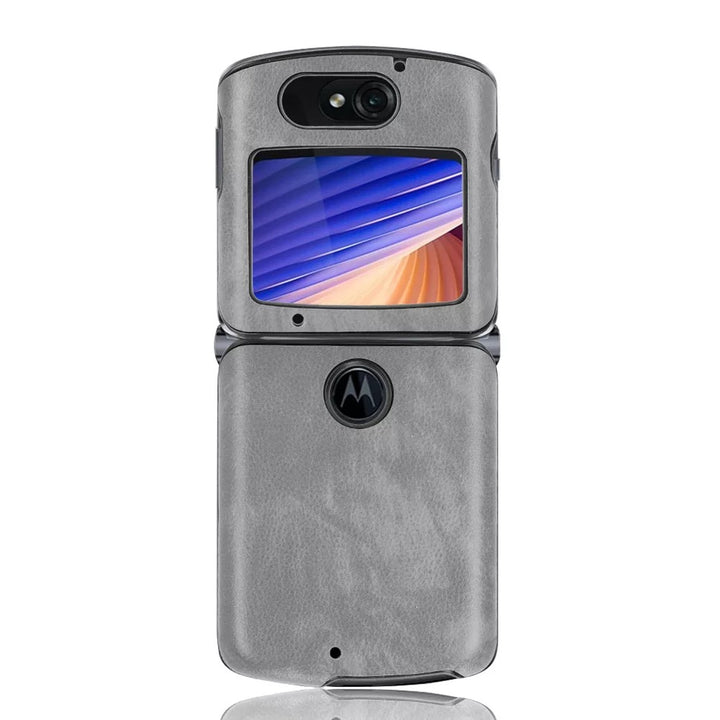 Kunstleder Optik Hülle/Case verschiedene Farben für Motorola Razr 5G | ZITOCASES®