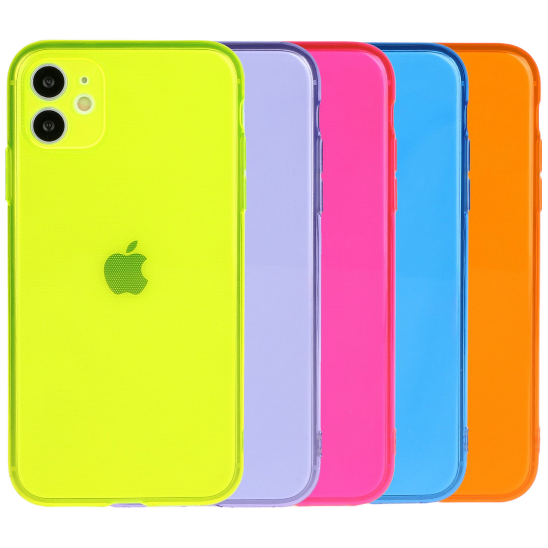 Dünne Neon Soft Hülle/Case verschiedene Farben für iPhone 16, 16 Plus, 16 Pro, 16 Pro Max, 16e, 15, 15 Plus, 15 Pro, 15 Pro Max, 14, 14 Plus, 14 Pro, 14 Pro Max, 13, 13 Pro, 13 Pro Max, 13 Mini, 12, 12 Pro, 12 Pro Max, 12 Mini, SE, 11, 11 Pro, 11 Pro Max | ZITOCASES®