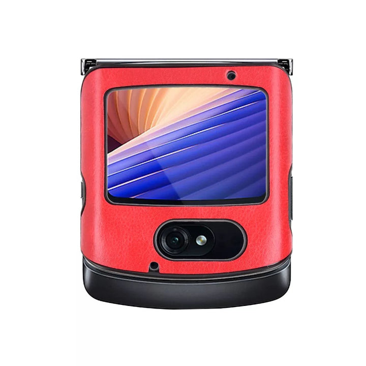 Kunstleder Optik Hülle/Case verschiedene Farben für Motorola Razr 5G | ZITOCASES®