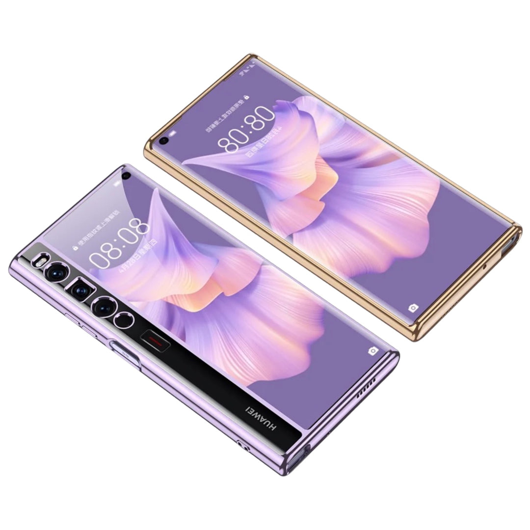 Transparente/Chrom Plastik Hülle/Case verschiedene Farben für Huawei Mate X5, X3, XS 2, XS, X2, X | ZITOCASES®