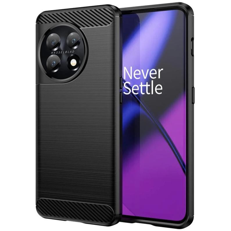 Edle Carbon Akzente Soft Hülle/Case verschiedene Farben für OnePlus 13R, 13, 12R, 12, 11, 10T, 10 Pro, 9, 9 Pro, 8, 8 Pro, 8T, Nord, 4, 3, 2, CE | ZITOCASES®