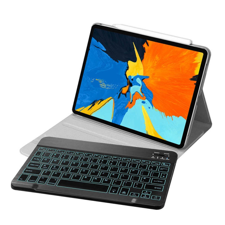 Keyboard Hülle/Case inkl. LED Bluetooth Tastatur für iPad, Pro, Air | ZITOCASES®